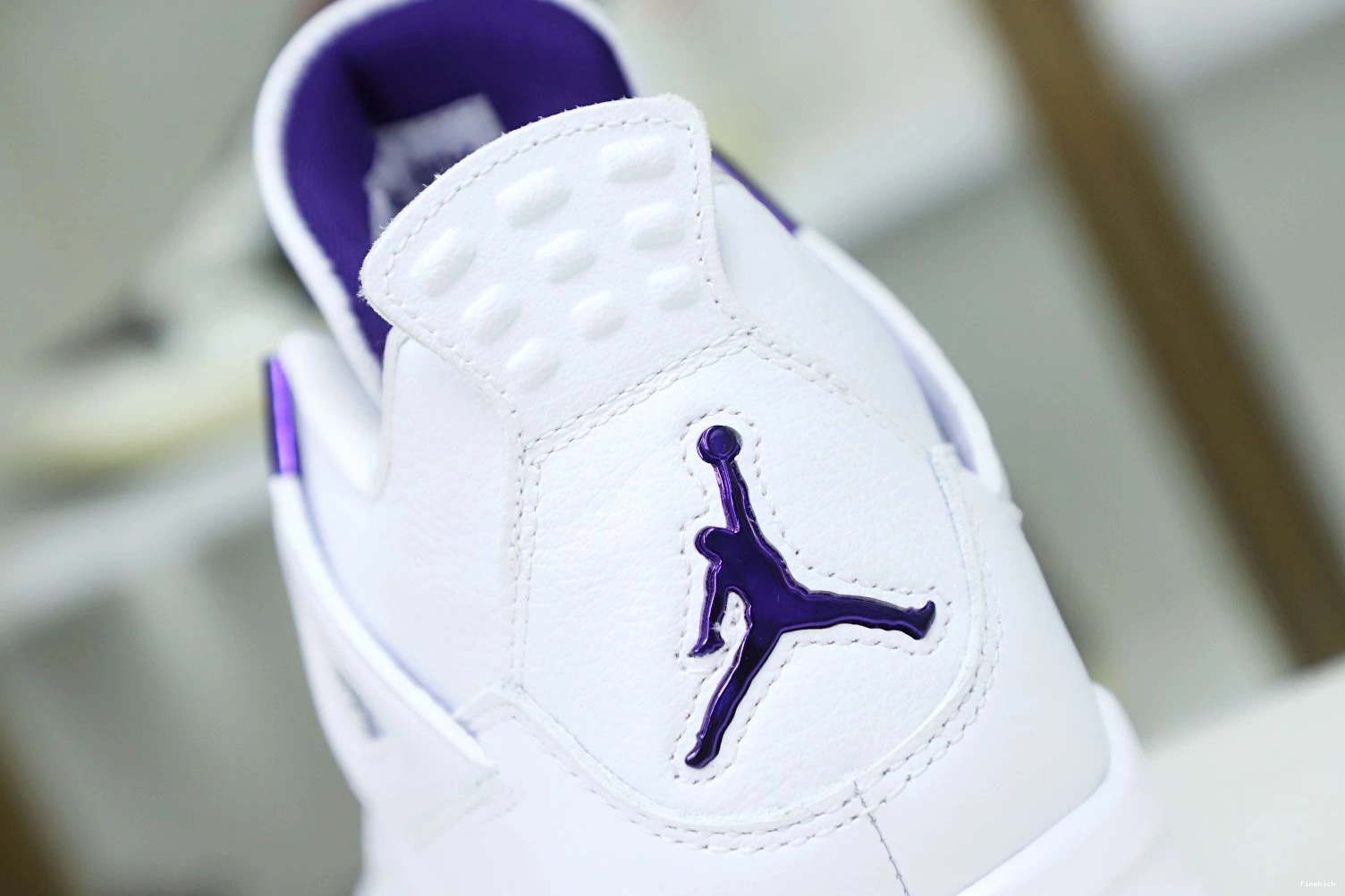 METALLIC JORDAN 4 AIR PURPLE 0128